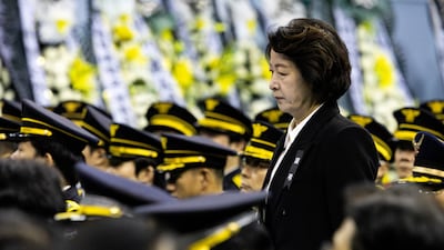 부천 화재 순직 김진석 소방위, 눈물 속 영결식… 1계급 특진 추서