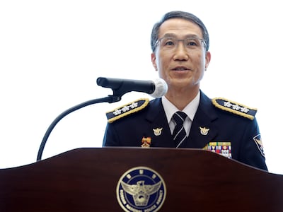 유재성 경찰청장 직무대행 퇴임... “수사는 권한 아닌 책임, 잘못에 책임 따라야”