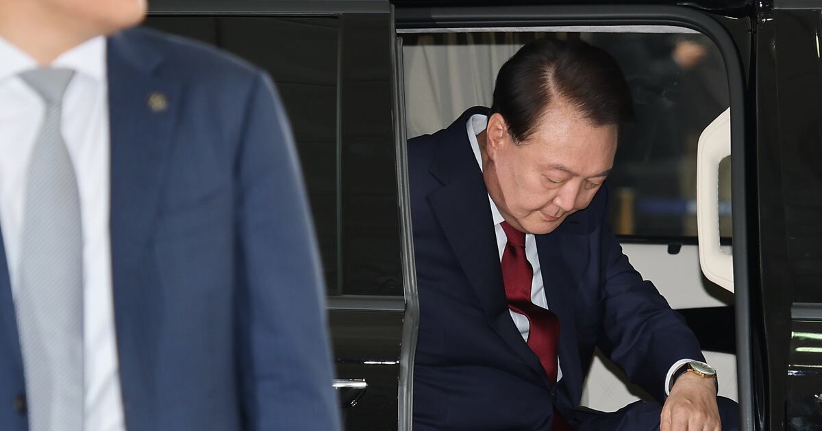 특검 출석 현장