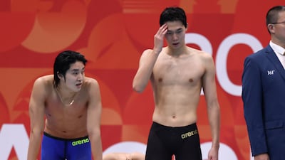 만리장성 높았다… 韓 남자수영 중국·일본에 밀려 800m 계영 銅