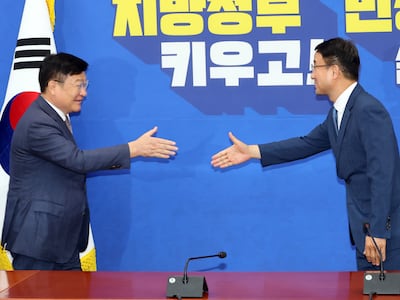 한병도 “날 새서라도 빨리 원 구성” 정점식 “거대 여당이 양보해야”