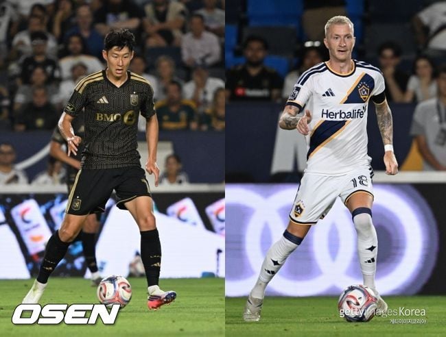 "MLS가 축복받은 것, 피치 위에서 함께 뛰어 커다란 영광" 손흥민, 로이스와 독일어로 대화 '팬심 고백'
