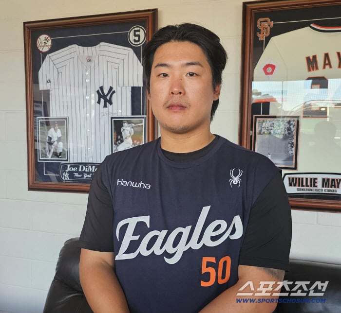 인터뷰에 임한 강백호. 김영록 기자