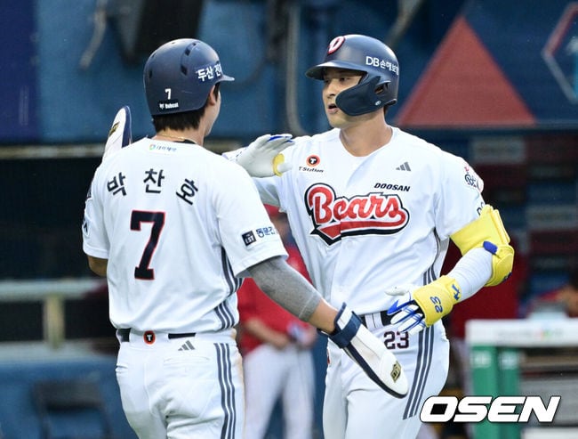 78억 FA 충격 2군행→왜 1루수 걱정 사라졌나…‘타율 0.429’ 보상선수 타격감 미쳤다 “사랑하는 아내와 아이들 덕분”