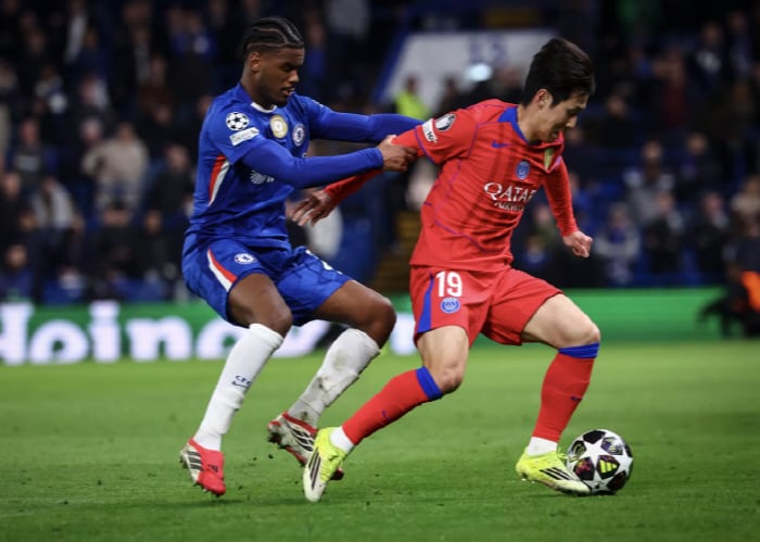 이강인 캡처=파리생제르맹 구단 홈페이지