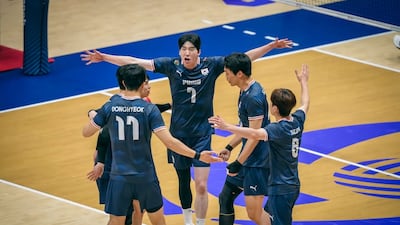 남자 배구 대표팀이 10일 열린 아시아남자배구선수권 8강에서 중국을 잡고 4강에 진출했다. (FIVB 홈페이지 캡처)
