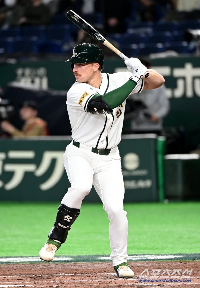 9일 일본 도쿄돔에서 열린 WBC(월드베이스볼클래식) 한국과 호주의 경기, 타석에 나선 알렉스 홀의 모습. 도쿄(일본)=허상욱 기자wook@sportschosun.com/2026.03.09/
