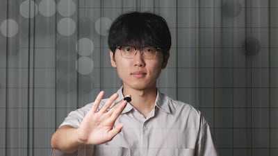 바둑기사 신진서 9단이 28일 서울 성동구 한국기원에서 뉴스1과 인터뷰를 하고 있다. (포토샵 레이어 합성) 2026.7.28 ⓒ 뉴스1 이종수 기자