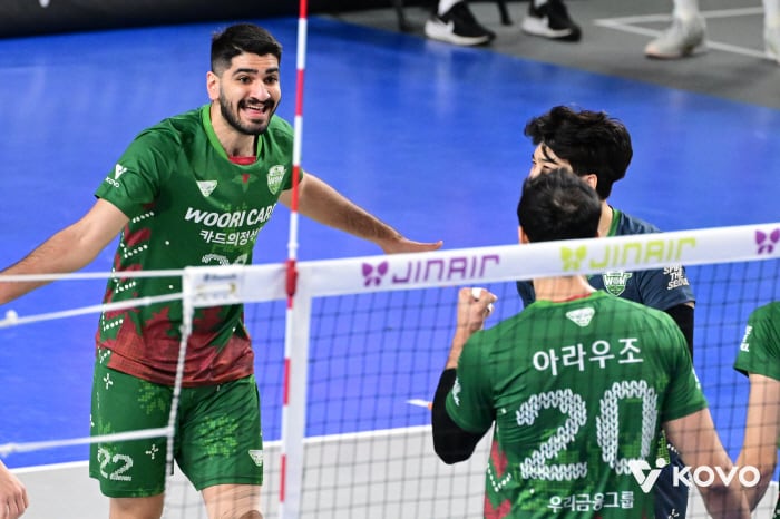 우리카드 알리. 사진제공=KOVO