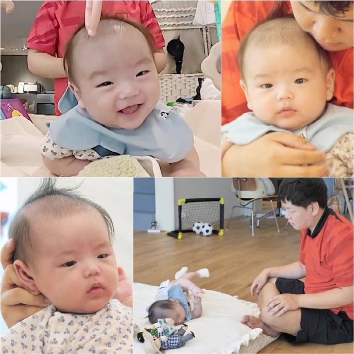 '곽튜브子' 태산, 생후 100일 만에…완벽한 뒤집기 실력('슈돌')