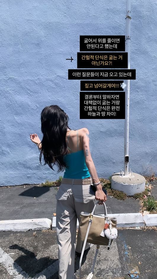 '故 최진실 딸' 최준희...극단적 마름 뒷태 인증 "대책 없이 굶으면 안 되는 이유"