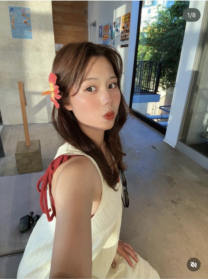 사진캡처=나카오 하루카 SNS