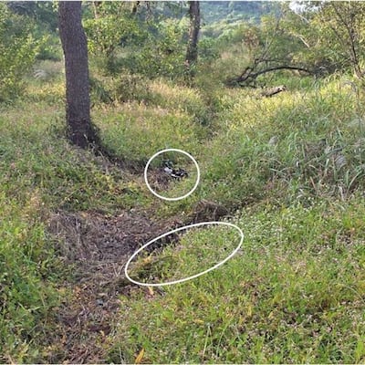 합참, DMZ 지뢰 폭발 사고 현장 사진 공개