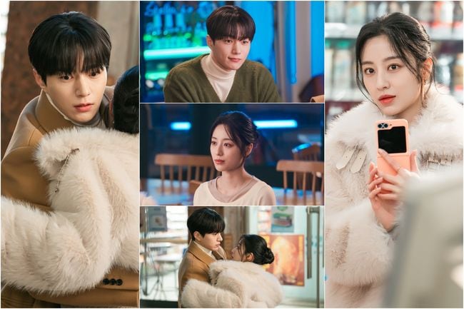 '비주얼 합 미쳤다' 김명수X강민아, 편의점 참교육→밀착 포옹…자석 로맨스 시동 ('공감세포')