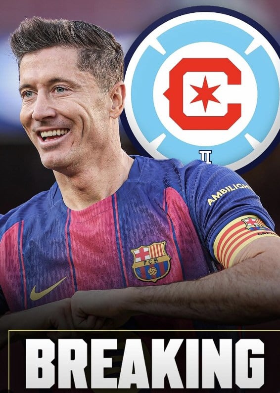 '흥민아, 미국에서 붙어보자' HERE WE GO 속보! 폴란드 레전드 '골잡이' 레반도프스키, MLS 시카고 FA 이적 임박..'이번 주말 미국에서 미팅, 2~3년 계약 제안'