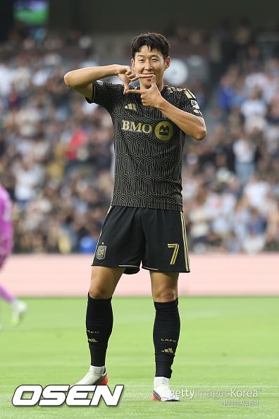 LAFC 손흥민, 캔자스시티 상대 MLS 3경기 연속골 작렬