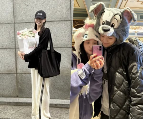 "'생일 좋다' 지예은, 꽃다발 안고 활짝…바타 공개 열애 후 첫 생일 '축하 물결'"
