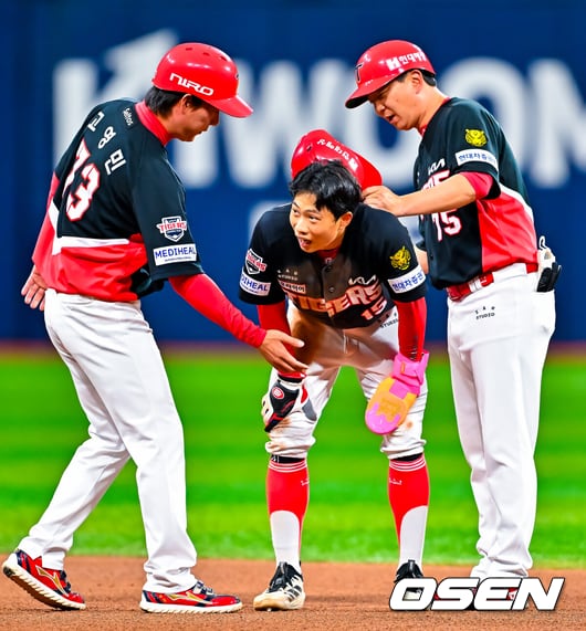 "재현 때문에 이긴 경기 많다. 기죽지 말라" 19살 리드오프 치명적 주루미스, 이범호는 왜 질책보다 코치 디테일 조언 주문했나