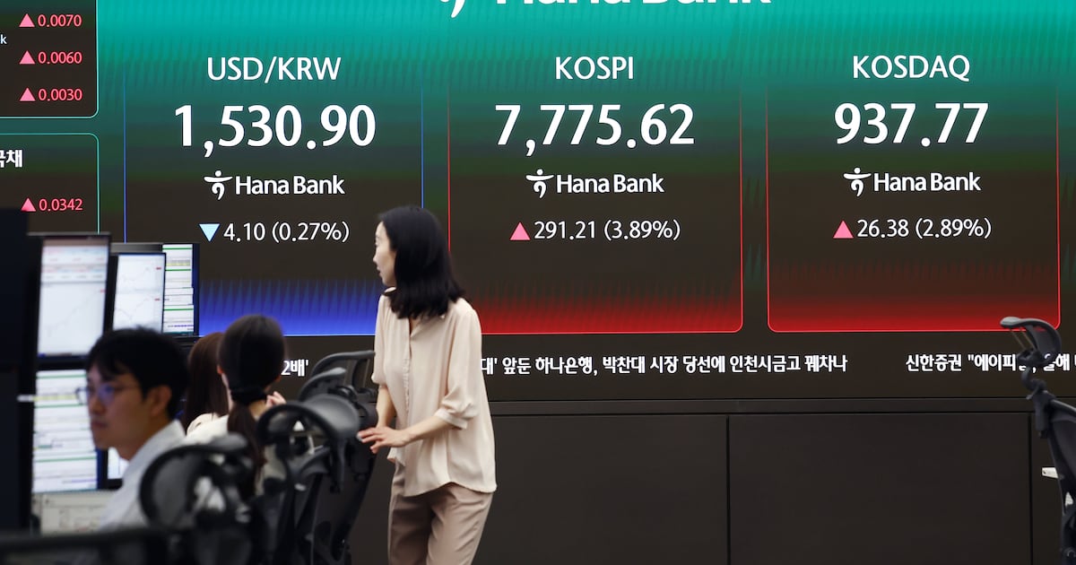 ‘검은 월요일’ 딛고 코스피 7% 급등…8000선 회복