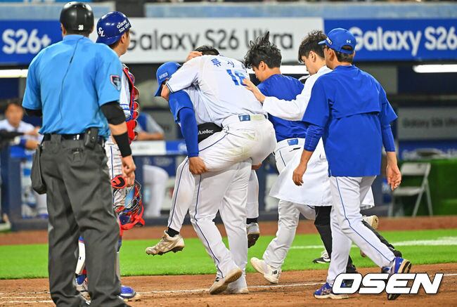 삼성 부상 날벼락, 최지광 굴곡근 손상-백정현 이두근 불편...'뇌진탕' 류지혁, "거동 불편, 귀가시켰다"