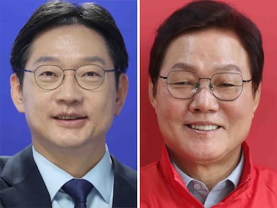경제 살릴 적임자는 누구… 김경수·박완수 창원산단서 존재감 경쟁