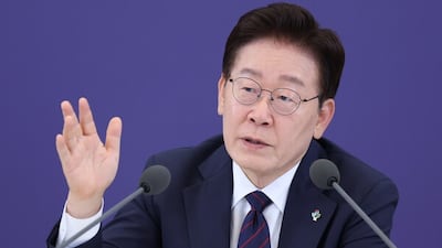 이재명 대통령이 26일 청와대에서 열린 미래 新안보 혁신기업 육성 전략회의에서 발언을 하고 있다. photo 뉴스1
