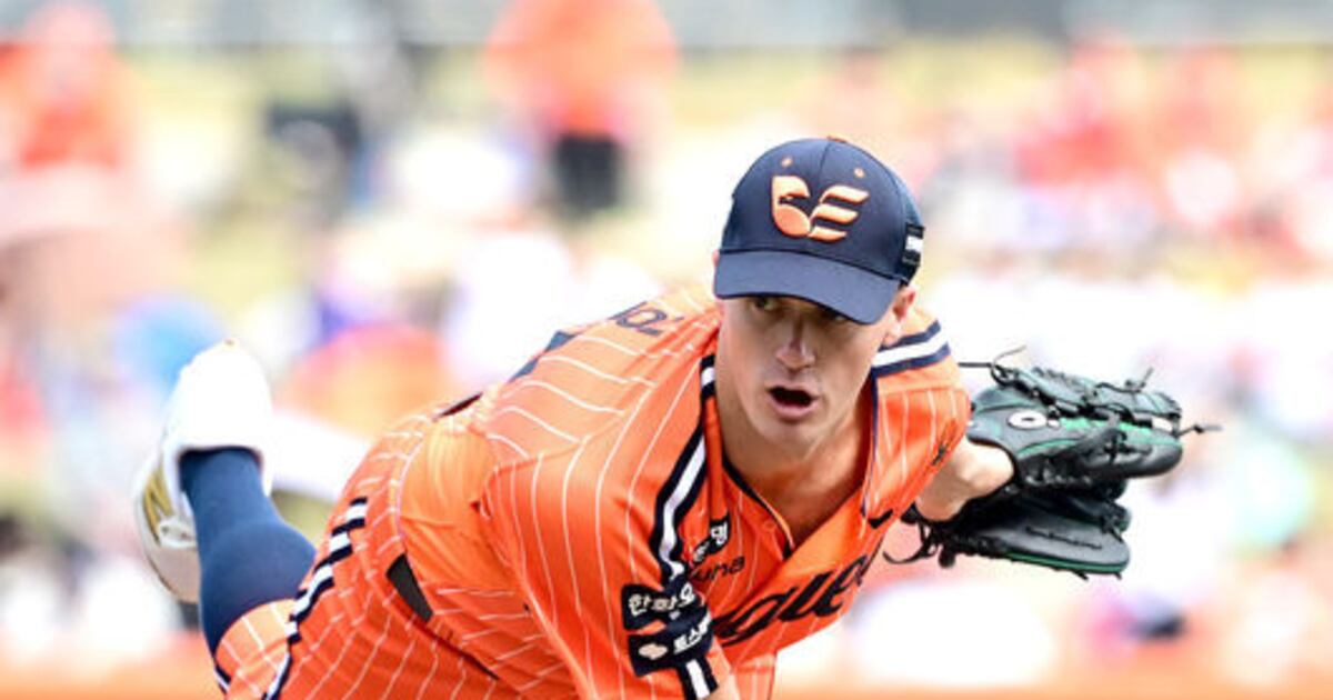 한화 선발 잭 쿠싱