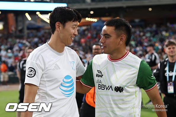 MLS 올스타전 즐기는 손흥민, 패싱 챌린지에서 아쉬운 준결승 탈락