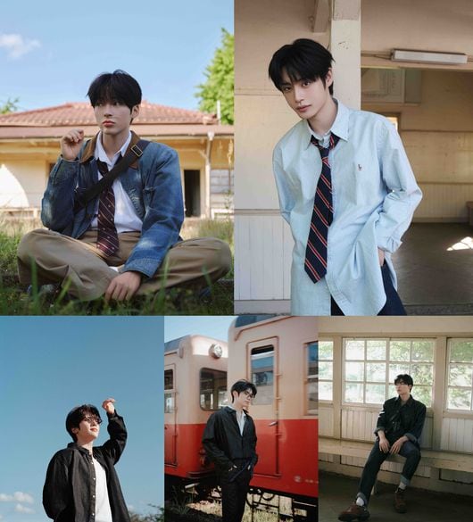 제로베이스원, 日 EP '회귀러브' 콘셉트 포토 오픈..여름날의 아련한 청춘
