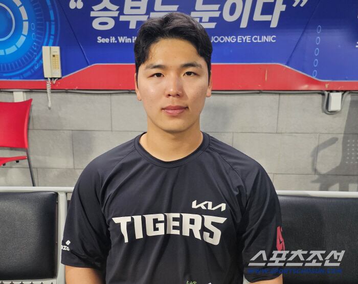 인터뷰에 임한 KIA 황동하. 김영록 기자