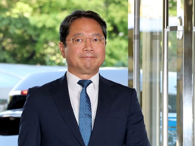 김승원 법무부 장관 후보자가 지난 3일 오전 서울 종로구 적선현대빌딩에 마련된 인사청문회 준비사무실로 출근하고 있다. /뉴스1