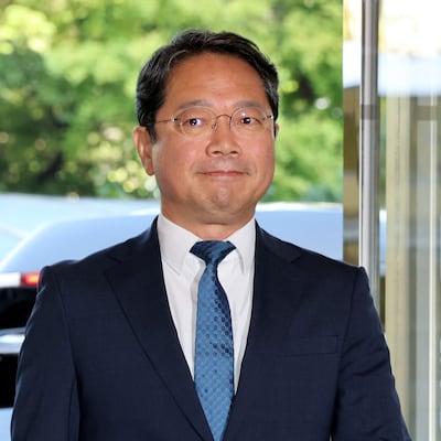 김승원 법무부 장관 후보자가 지난 3일 오전 서울 종로구 적선현대빌딩에 마련된 인사청문회 준비사무실로 출근하고 있다. /뉴스1