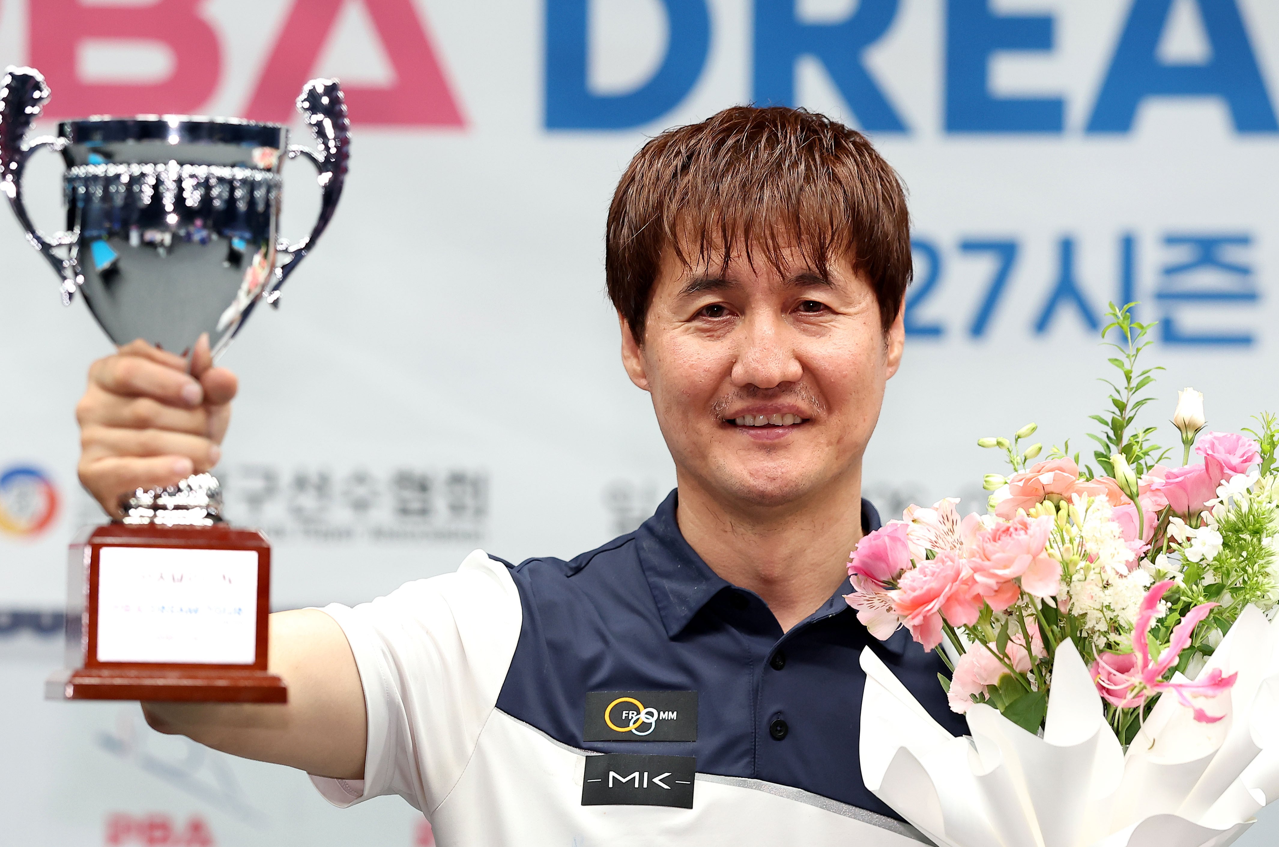 건설 현장 오가는 ‘투잡 선수’ 박기호, PBA 2부 투어 정상 올라