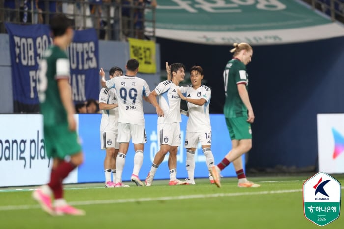 "위기에서 나온 유스의 힘" 이동경→최석현 2골 합작! 울산, 이번에는 인천…월드컵 휴식기 후 첫 승 재도전
