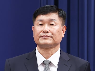 이재명 대통령은 21일 국가안보실 제1차장에 강건작 미래국방전략위원회 위원을 임명했다. 사진은 이날 인선 발표 브리핑에서 참석한 강건작 국가안보실 제1차장. 2026.6.21 ⓒ 뉴스1 허경 기자