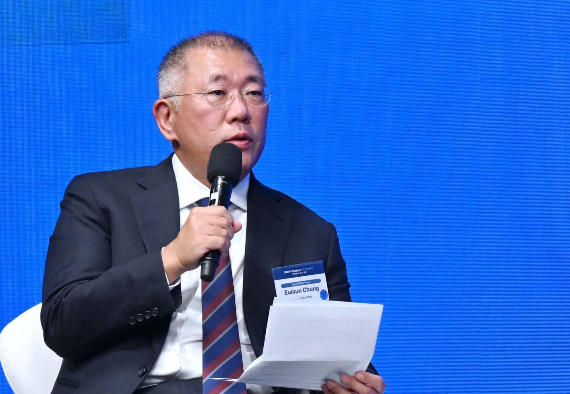 정의선 회장 "피지컬 AI 궁극 목표는 '도시 인프라 연결'…엔비디아·구글과 협력 강화"