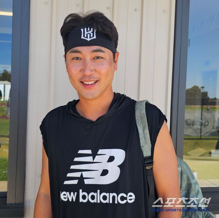 인터뷰에 임한 KT 우규민. 1985년, 올해로 24번째 스프링캠프다. 김영록 기자