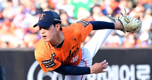 역투 펼치는 한화 김도빈