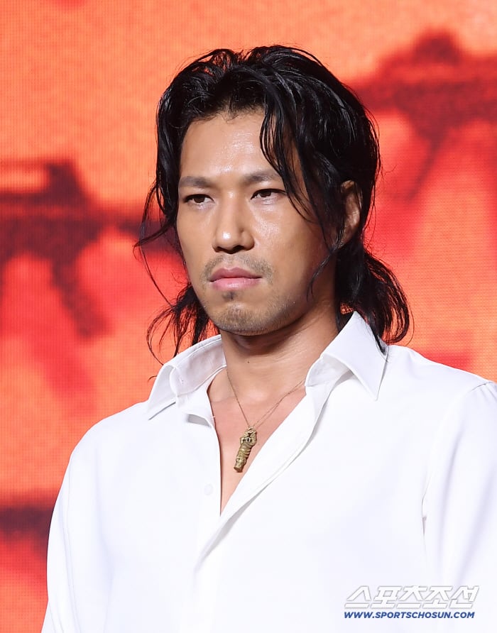 Actor Kim Min at the press conference for Killer’s Shopping Mall 2