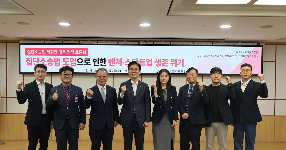 "단 한 건 소송만으로 존립 위협"...스타트업 업계, 집단소송법 도입... - 뉴스 썸네일 이미지