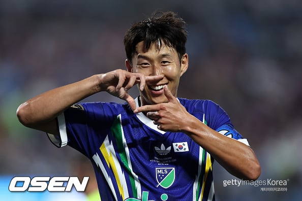 ‘축구협회 청문회날에 멀티골 대폭발’ 손흥민, MLS 올스타전 최고의 별 됐다