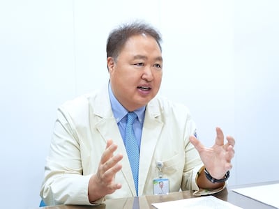 대한당뇨병학회 김성래 이사장이 현 당뇨병 치료 패러다임에 대해 이야기하고 있는 모습./사진=헬스조선DB