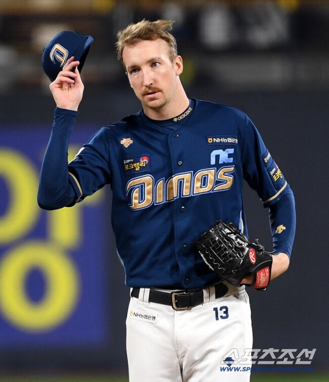 NC 시절 에릭 페디. 스포츠조선DB