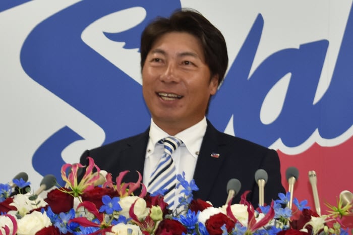 야쿠르트 감독 시절 다카쓰 신고