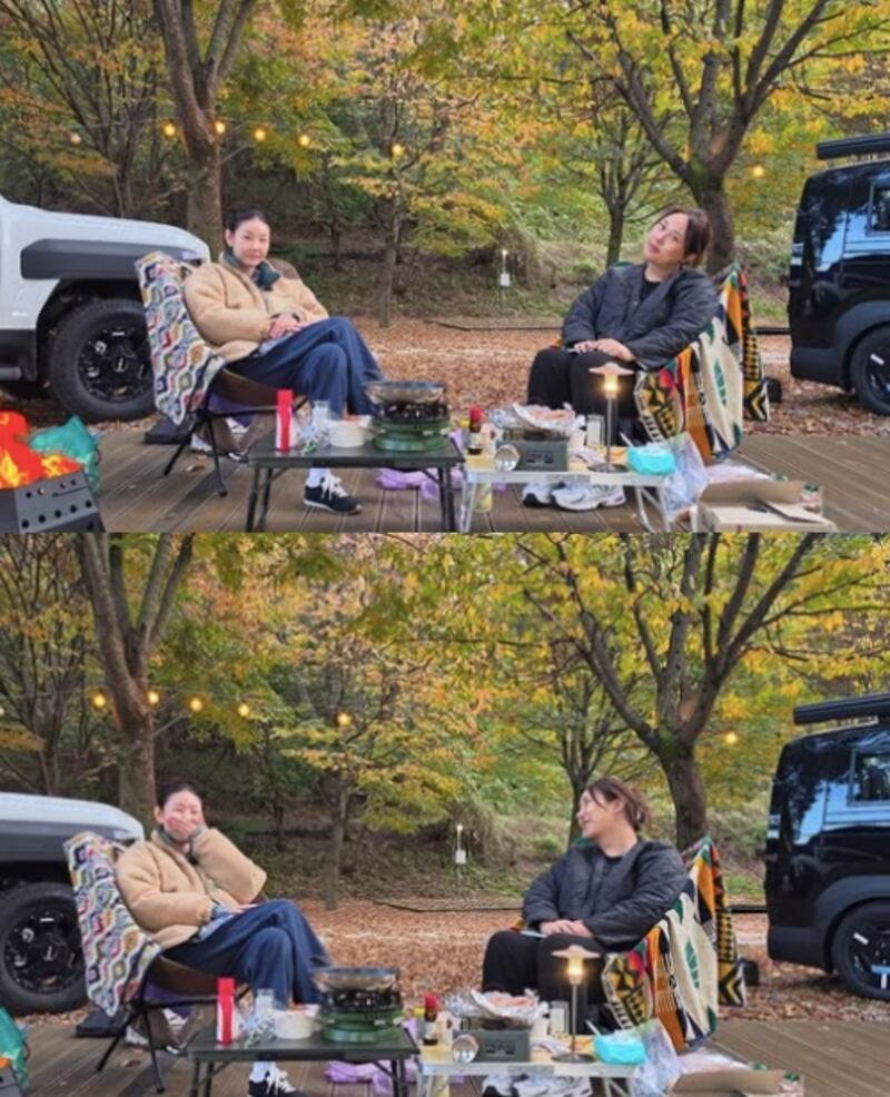 풍자, 33kg 빼더니 톱모델 한혜진 옆에서도 당당..체격 차이 거의 없네