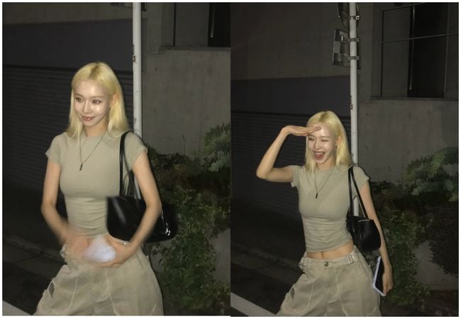 에스파 윈터, 뼈말라에도 복근은 확실하게 "여행 가자"