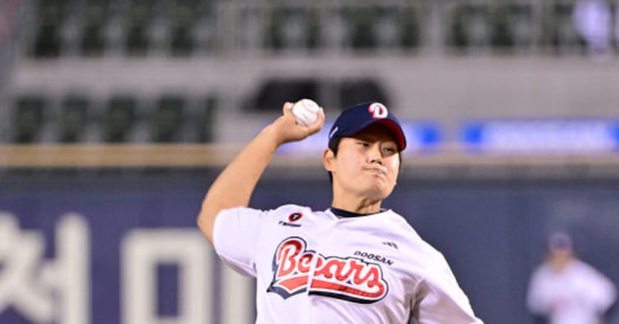 두산 베어스 마무리 김택연 관련 보도 이미지