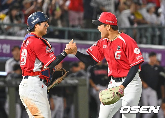 "2루 던질 겁니다" 주전 포수 치밀한 셋업, 명품 송구로 5위 정조준…그런데 예비군 공백 어쩌나