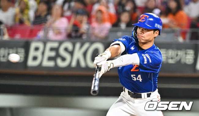 와~ 저렇게 안타를 만들다니! 2군행 주사맞고 7월 4할3푼6리, 위용 찾은 특급루키 "가을야구 보탬되겠다"