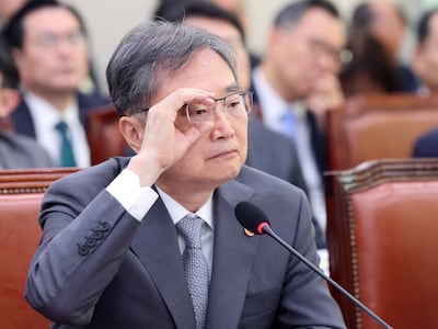 조현 외교부 장관이 27일 서울 여의도 외교통일위원회에서 열린 외교부 등에 대한 국정감사 종합감사에 출석했다./뉴스1